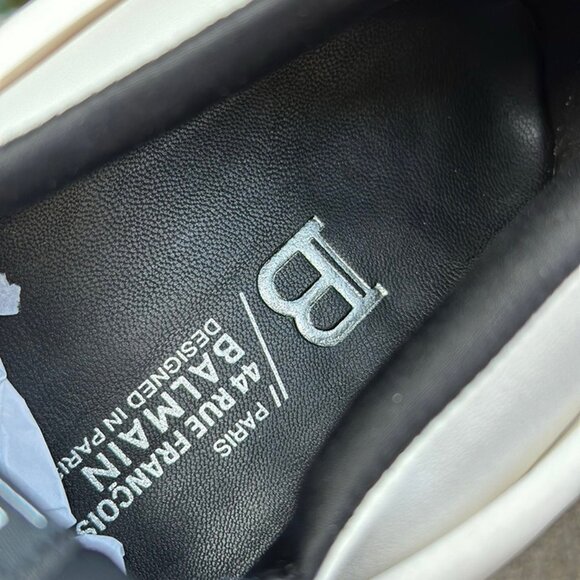 Balmain Black And White Gradient Unicorn Sneakers - Picture 7 of 9